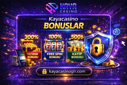 Kayacasino hoşgeldin bonusu ve yatırım promosyonu bannerı