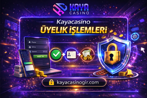Kayacasino üyelik formu ve hesap oluşturma ekranı